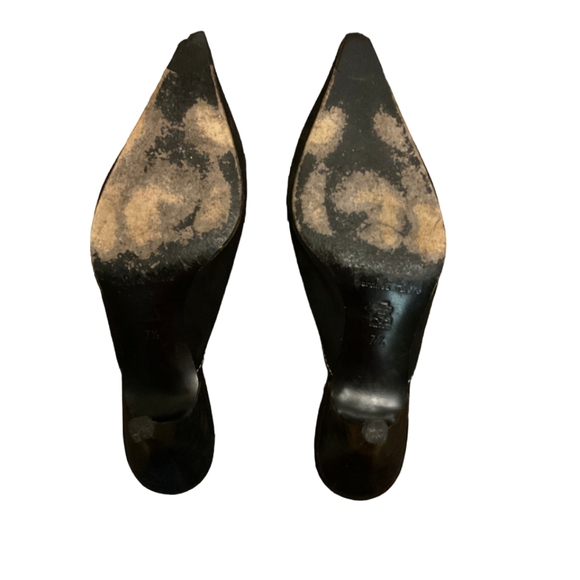 Martinez Valero | Black Kitten Heel | Size 7.5 Narrow - Picture 6 of 12